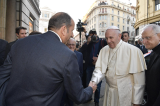 18-Visite du Saint-Père au siège du quotidien romain « Il Messaggero »