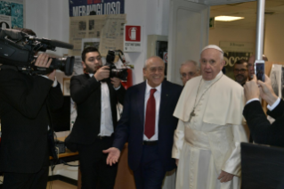 23-Visite du Saint-Père au siège du quotidien romain « Il Messaggero »