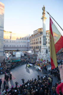 4-Atto di venerazione alla Madonna in occasione della Solennità dell’Immacolata Concezione della Beata Vergine Maria (8 dicembre 2014)