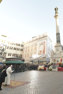 20-Hochfest der ohne Erbsünde empfangenen Jungfrau und Gottesmutter Maria – Gebet an der Mariensäule