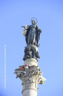 0-Hochfest der ohne Erbsünde empfangenen Jungfrau und Gottesmutter Maria – Gebet an der Mariensäule