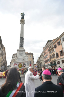 19-Hochfest der ohne Erbsünde empfangenen Jungfrau und Gottesmutter Maria – Gebet an der Mariensäule