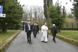 1-Inizio degli Esercizi Spirituali del Santo Padre e della Curia Romana