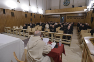 8-Inizio degli Esercizi Spirituali del Santo Padre e della Curia Romana