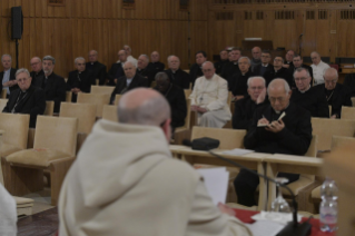13-Inizio degli Esercizi Spirituali del Santo Padre e della Curia Romana
