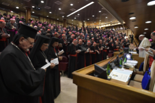 10-Abertura da XV Assembleia Geral Ordinária do Sínodo dos Bispos: Oração inicial e Saudação do Papa 