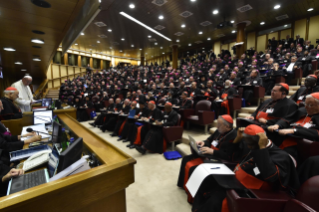 26-Apertura de la XV Asamblea General Ordinaria del Sínodo de los Obispos: Oración inicial y saludo del Papa