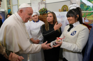 3-Diálogo do Papa Francisco com os estudantes da Escola "Pilo Albertelli" de Roma