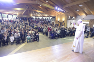 1-Visite pastorale à Nomadelfia (Grosseto) : Rencontre avec les membres de la Communauté fondée par par le p&#xe8;re Zeno Saltini