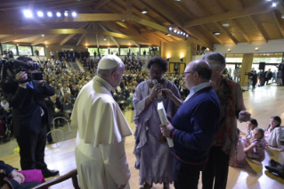 14-Visite pastorale à Nomadelfia (Grosseto) : Rencontre avec les membres de la Communauté fondée par par le p&#xe8;re Zeno Saltini