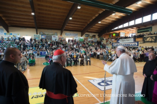 4-Visita pastoral a la parroquia romana de Santa María Regina Pacis, Ostia