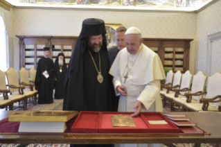 1-À une délégation du Patriarcat œcuménique de Constantinople