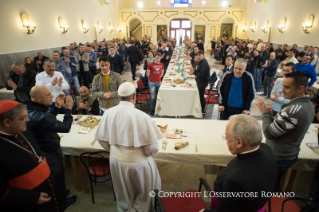3-Pastoralbesuch: Besuch der Haftanstalt "Giuseppe Salvia" und Mittagessen mit H&#xe4;ftlingen