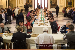 2-Visita Pastoral: Visita &#xe0; Penitenci&#xe1;ria "Giuseppe Salvia" e Almo&#xe7;o com representantes dos encarcerados