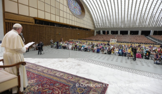 3-Audienz für die Teilnehmer an der Pilgerfahrt der Armen aus franzöischen Diözesen der Provinz Lyon