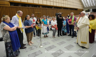 1-Udienza al pellegrinaggio di Poveri dalle Diocesi Francesi della Provincia di Lyon