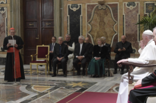 5-An die vatikanische Stiftung "Joseph Ratzinger - Benedikt XVI." aus Anlass der Verleihung des Ratzinger-Preises