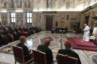 13-Audience with the “Joseph Ratzinger – Benedict XVI Vatican Foundation” for the conferral of the Ratzinger Prize 2018