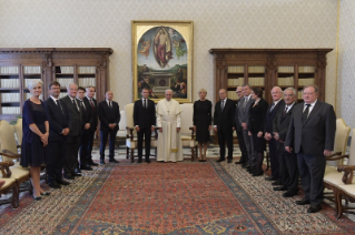 10-Audience du Pape François au Président français Emmanuel Macron