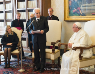 10-Audience au Président de la République italienne, M. Sergio Mattarella