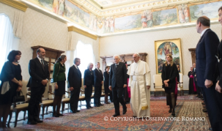 9-Papstaudienz für den italienischen Staatspräsidenten Sergio Mattarella
