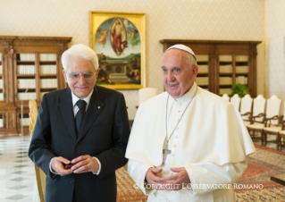 6-Audience au Président de la République italienne, M. Sergio Mattarella