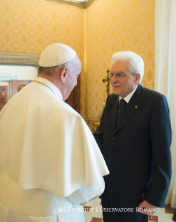 5-Audience au Président de la République italienne, M. Sergio Mattarella