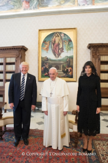 3-Udienza di Papa Francesco al Presidente degli Stati Uniti d’America Donald Trump