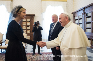 4-Udienza di Papa Francesco al Presidente degli Stati Uniti d’America Donald Trump