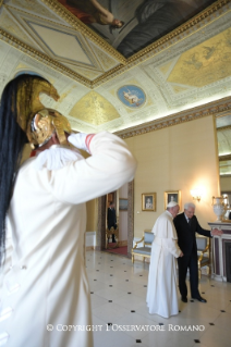 8-Visita oficial del Santo Padre al presidente de la República Italiana