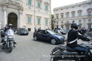 12-Visita ufficiale del Santo Padre al Presidente della Repubblica Italiana, S.E. il Signor Sergio Mattarella