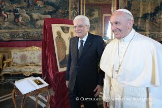 10-Visita ufficiale del Santo Padre al Presidente della Repubblica Italiana, S.E. il Signor Sergio Mattarella