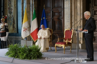 17-Visita ufficiale del Santo Padre al Presidente della Repubblica Italiana, S.E. il Signor Sergio Mattarella