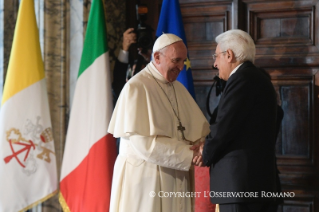 15-Visita ufficiale del Santo Padre al Presidente della Repubblica Italiana, S.E. il Signor Sergio Mattarella