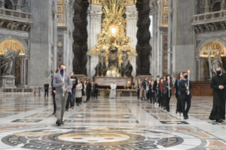 0-Rosenkranzgebet unter Vorsitz von Papst Franziskus für ein Ende der Pandemie