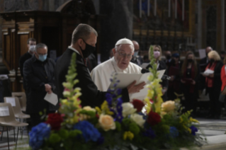 27-Rezo del Rosario presidido por el Papa Francisco para invocar el fin de la pandemia