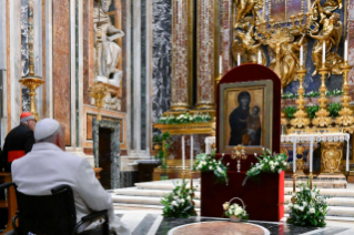 0-Gebet vor der Marienikone Salus Populi Romani