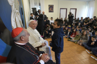 5-Visita pastoral a la parroquia romana de San Crispín de Viterbo, en Labaro