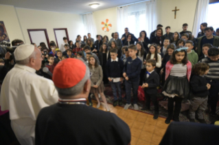 7-Visita pastoral a la parroquia romana de San Crispín de Viterbo, en Labaro