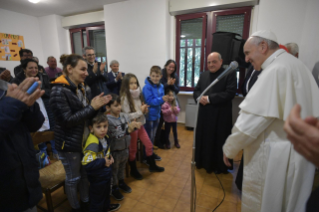 17-Visita pastoral a la parroquia romana de San Crispín de Viterbo, en Labaro