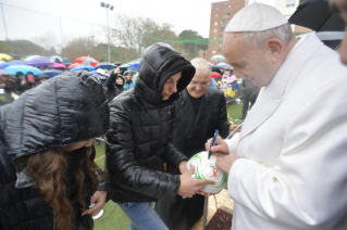 5-Pastoralbesuch in der römischen Pfarrei "San Gelasio I Papa" im Viertel Ponte Mammolo