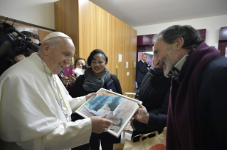 13-Pastoralbesuch in der römischen Pfarrei "San Gelasio I Papa" im Viertel Ponte Mammolo