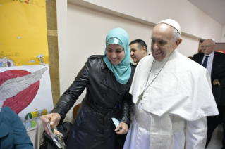 16-Pastoralbesuch in der römischen Pfarrei "San Gelasio I Papa" im Viertel Ponte Mammolo