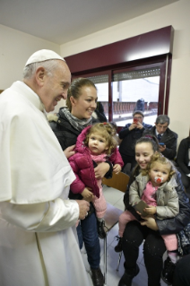 18-Pastoralbesuch in der römischen Pfarrei "San Gelasio I Papa" im Viertel Ponte Mammolo