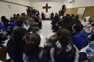 27-Pastoralbesuch in der römischen Pfarrei "San Gelasio I Papa" im Viertel Ponte Mammolo