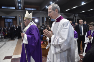 44-Pastoralbesuch in der römischen Pfarrei "San Gelasio I Papa" im Viertel Ponte Mammolo