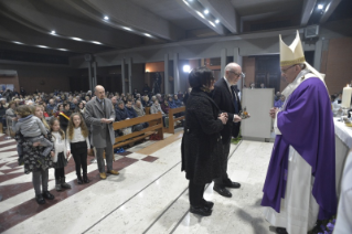 49-Pastoralbesuch in der römischen Pfarrei "San Gelasio I Papa" im Viertel Ponte Mammolo