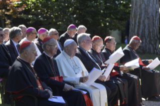 2-Festa di San Francesco nei Giardini Vaticani alla presenza del Santo Padre