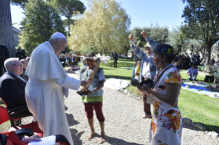 10-Festa di San Francesco nei Giardini Vaticani alla presenza del Santo Padre