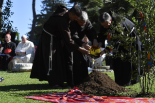 28-Festa di San Francesco nei Giardini Vaticani alla presenza del Santo Padre